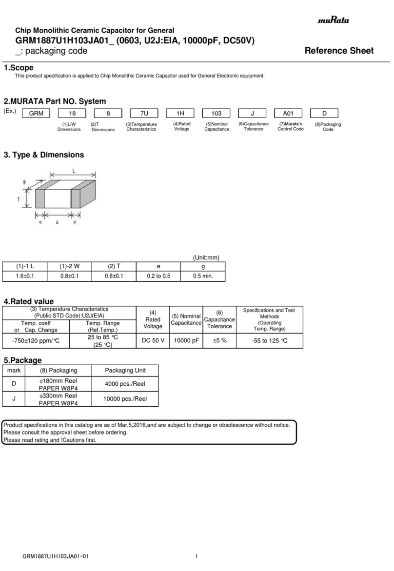 Murata GRM1887U1H103JA01 Series Manual de usuario