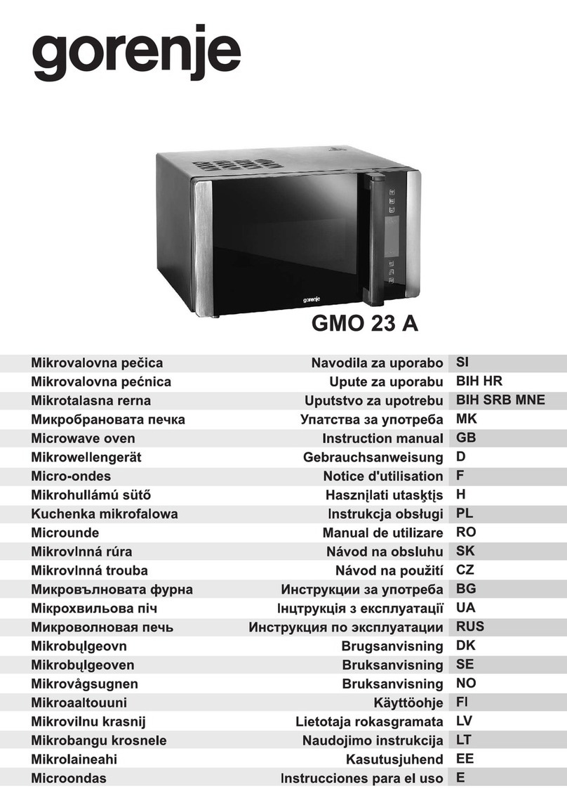 Gorenje GMO 23 A Manual de usuario