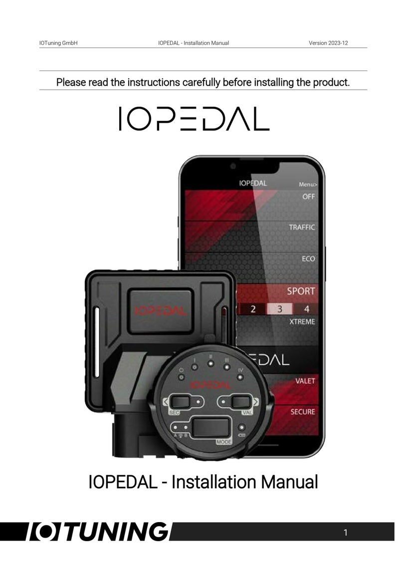 IOTuning IOPEDAL Manual de usuario