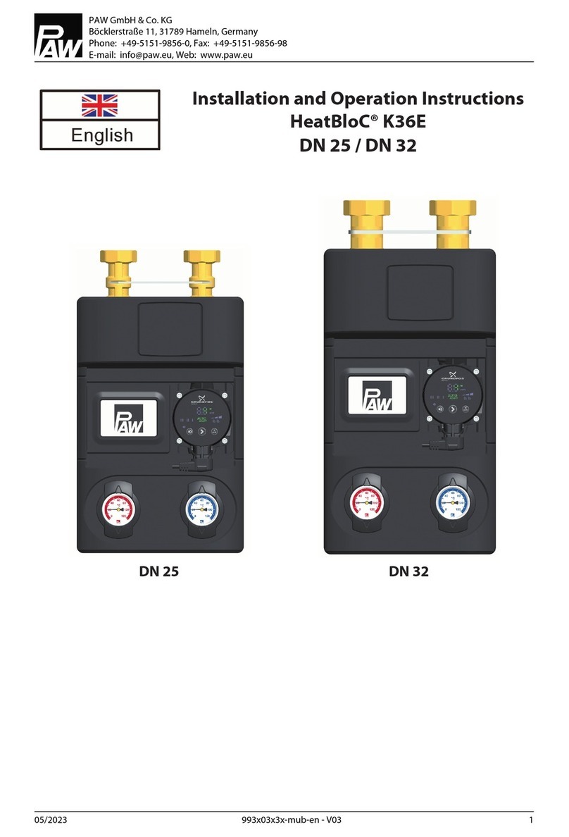 PAW K36E Manual del propietario PAW K36E Manual del propietario
