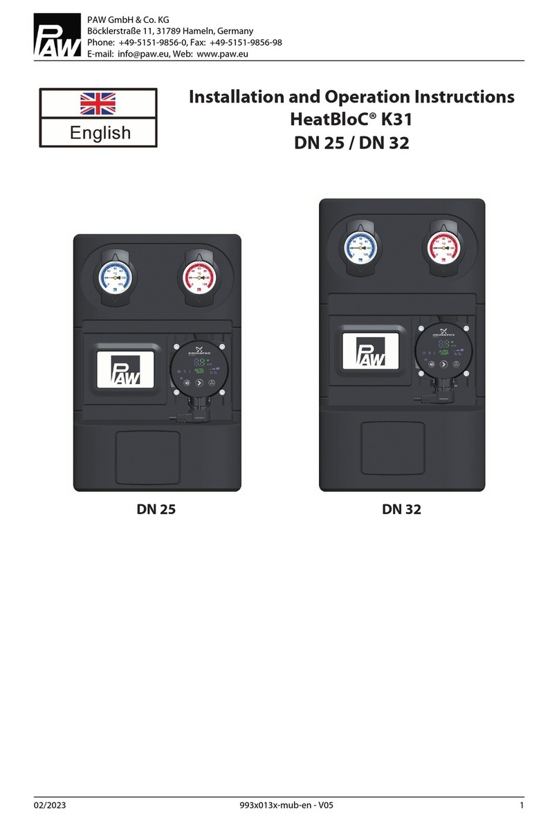 PAW HeatBloC K31 Manual del propietario PAW HeatBloC K31 Manual del propietario