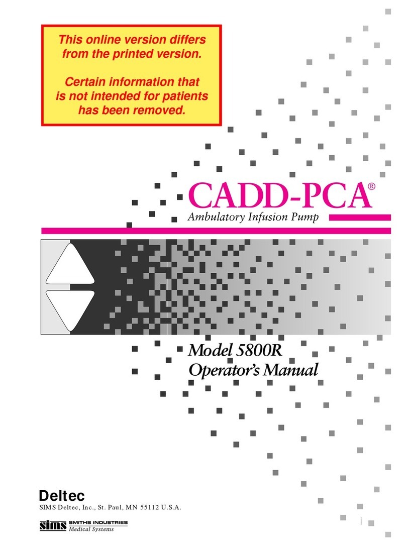SIMS Deltec CADD-PCA 5800R Manual de usuario