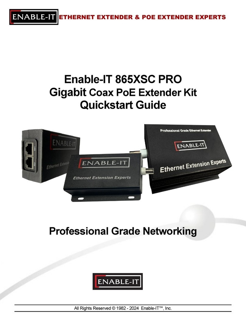 Enable-IT 865XSC PRO Manual de usuario