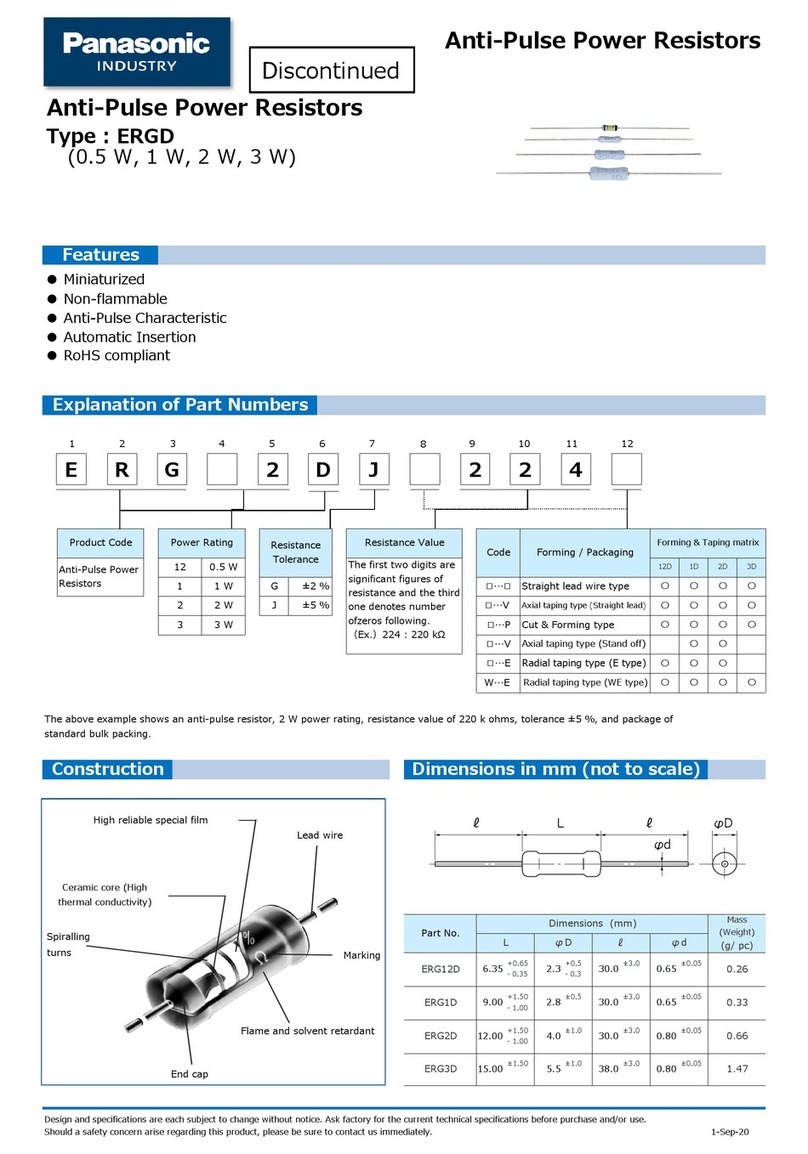 Panasonic ERG12D Manual de usuario