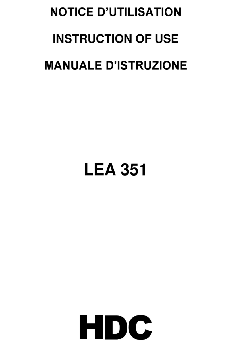 HDC LEA 351 Manual de instrucciones