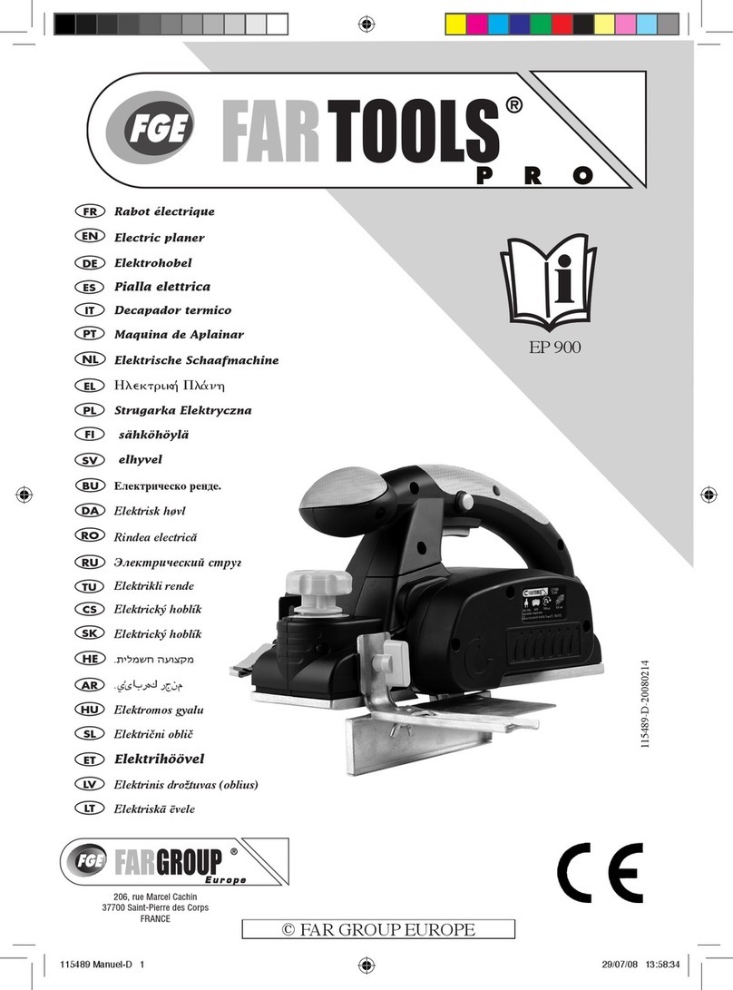 Far Tools EP 900 Manual de usuario