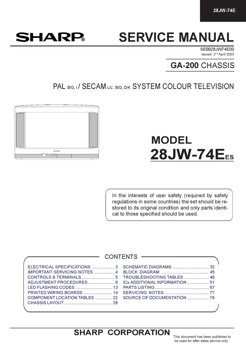 Sharp 28JW-74E Manual de usuario
