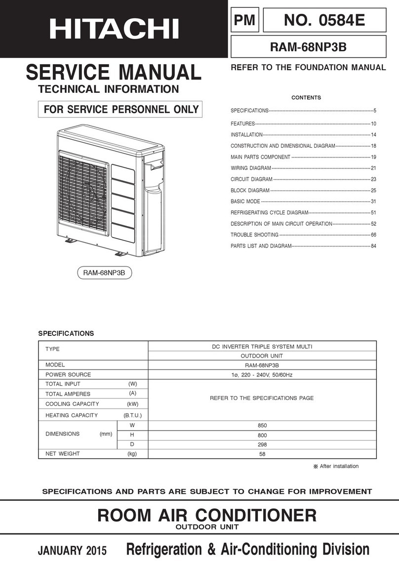 Hitachi 0584E Manual de usuario