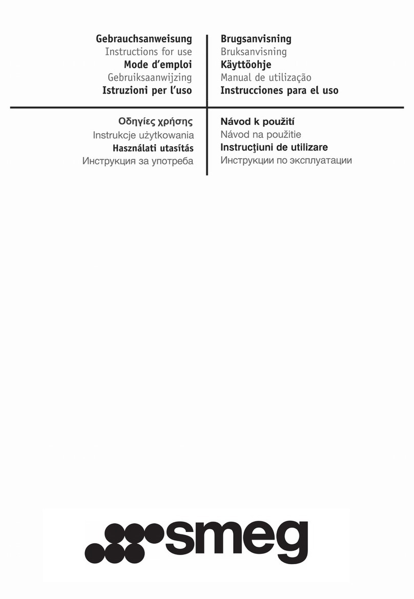 Smeg SIM562D Manual de usuario