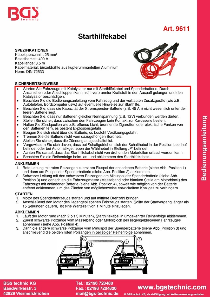 BGS technic 9611 Manual de usuario