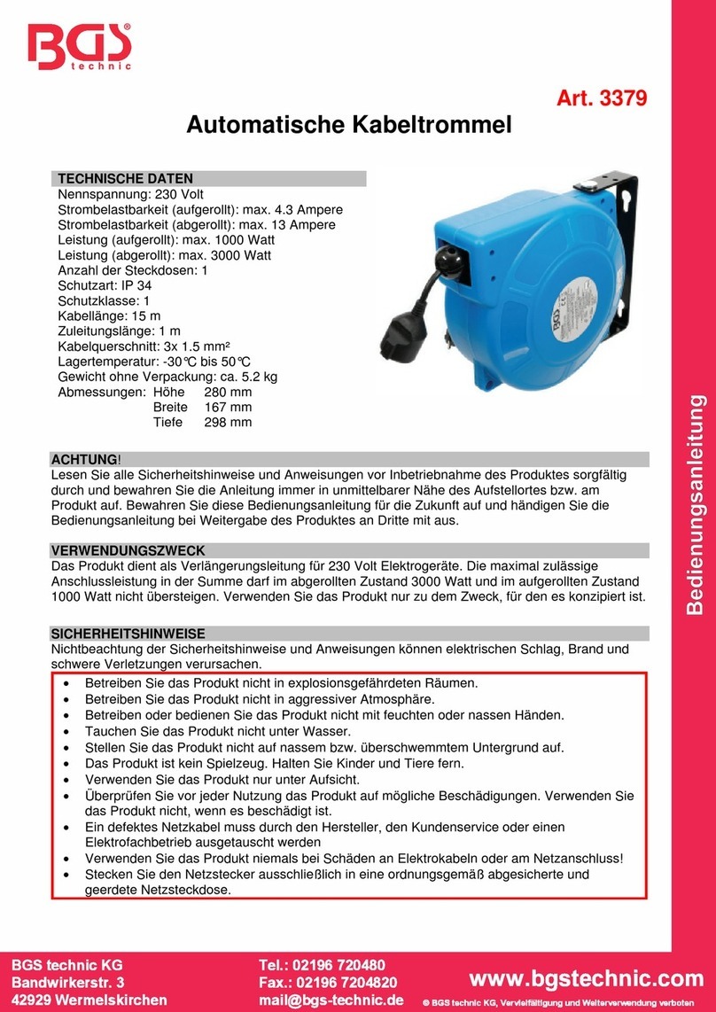 BGS technic 3379 Manual de usuario
