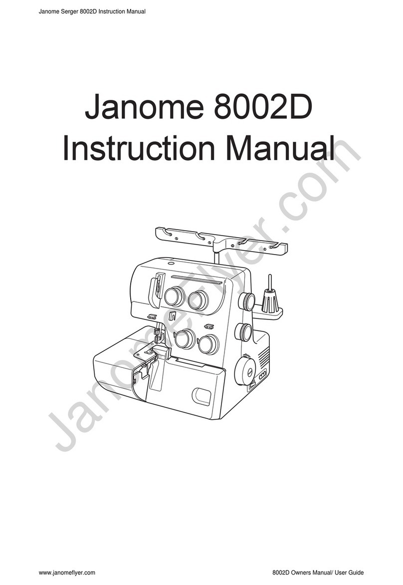 Janome Stirling 8002D Manual de usuario