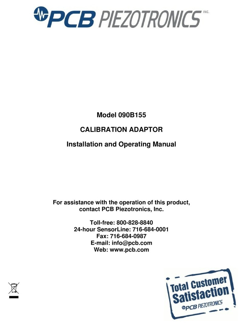 PCB Piezotronics 090B Manual de usuario