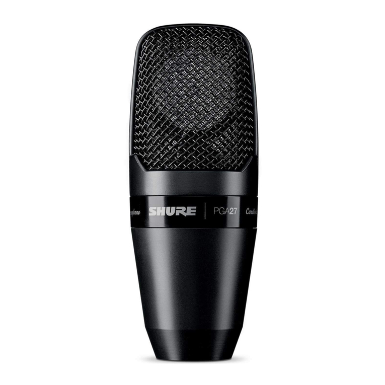Shure PGA27 Manual de usuario