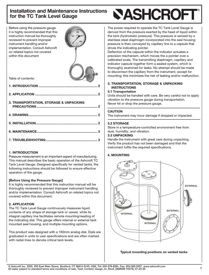 Ashcroft TC Manual de usuario Ashcroft TC Manual de usuario