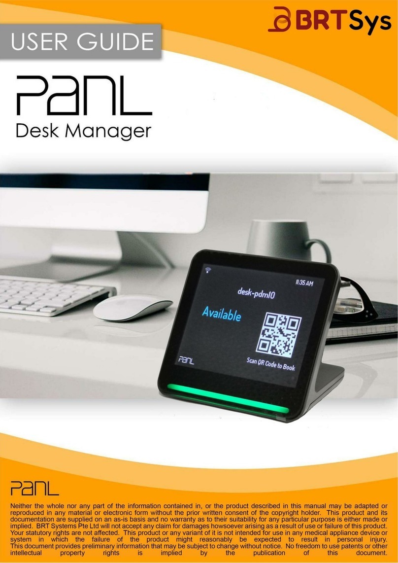 BRT Systems PANL Manual de usuario