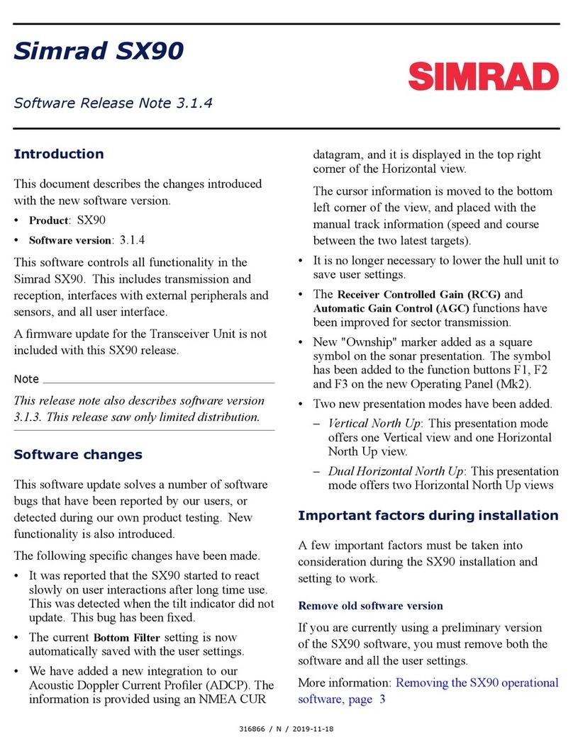Simrad SX90 - DATASHEET FOR NAVAL AND COAST GUARD REV... Manual de usuario Simrad SX90 - DATASHEET FOR NAVAL AND COAST GUARD REV... Manual de usuario
