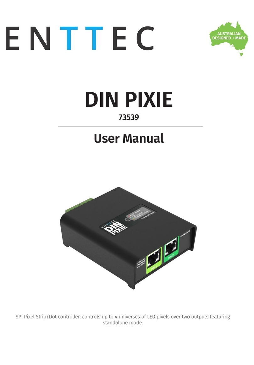 Enttec Din Pixie Manual de usuario