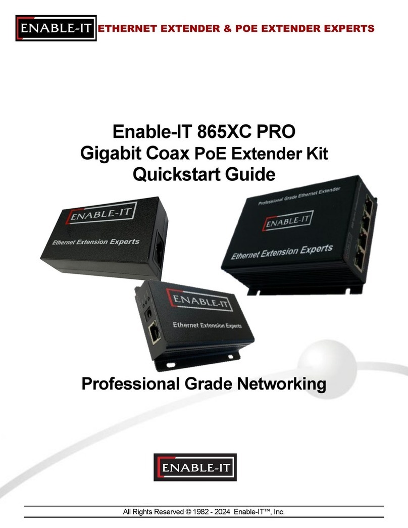 Enable-IT 865XC PRO Manual de usuario