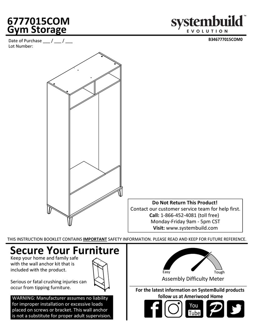 Systembuild Evolution 6777015COM Manual de usuario
