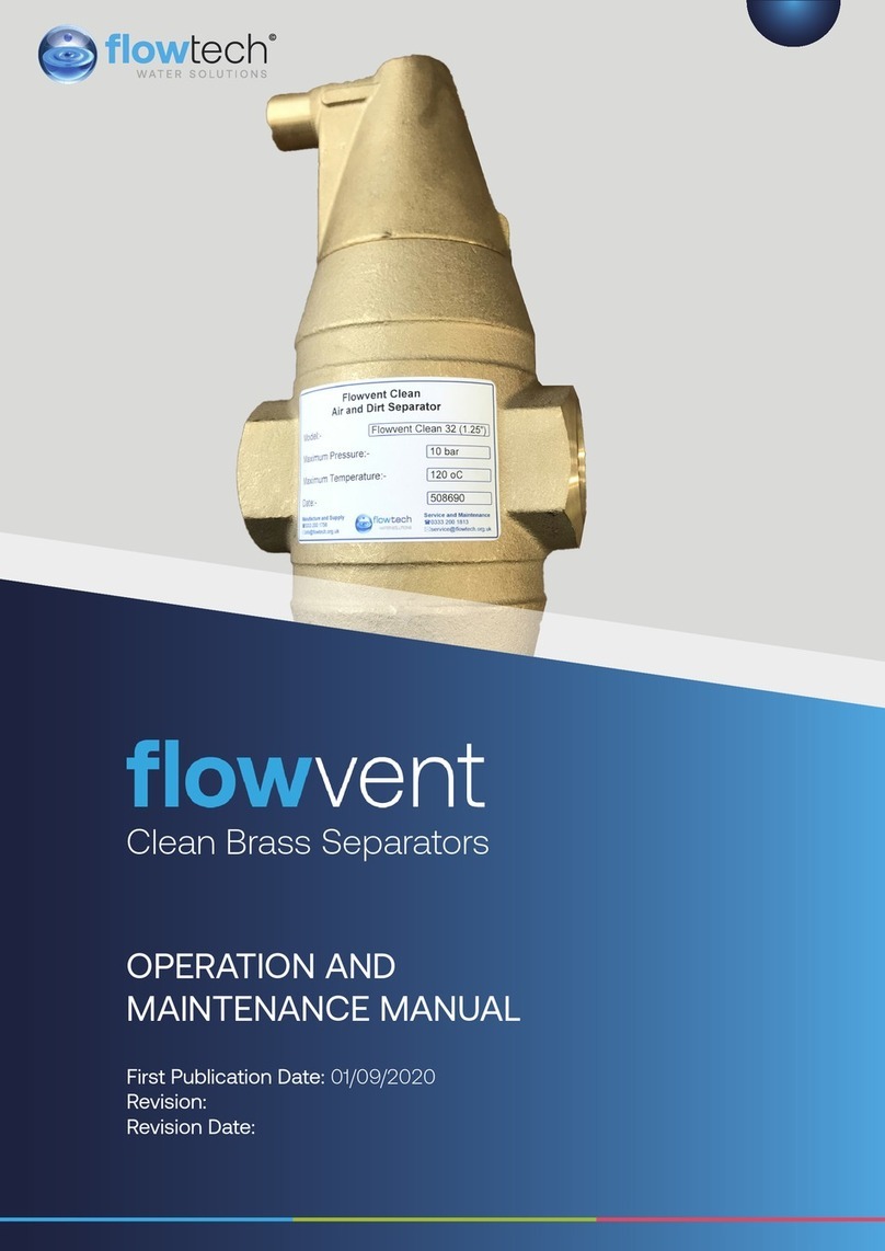 FLOWTECH flowvent Manual de usuario FLOWTECH flowvent Manual de usuario