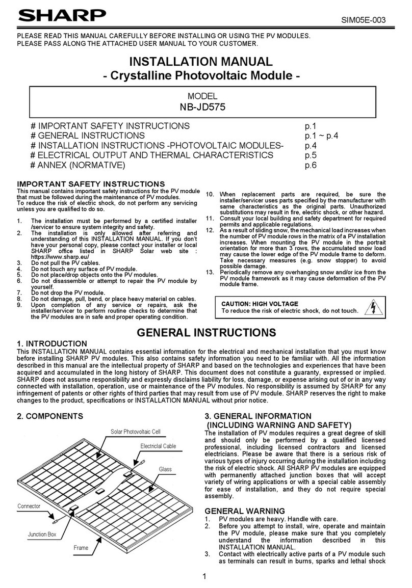 Sharp NB-JD575 Manual de usuario