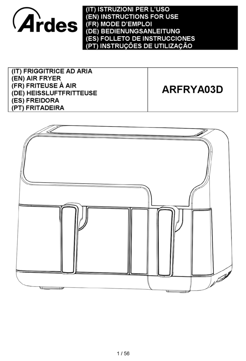 ARDES ARFRYA03D Manual de usuario