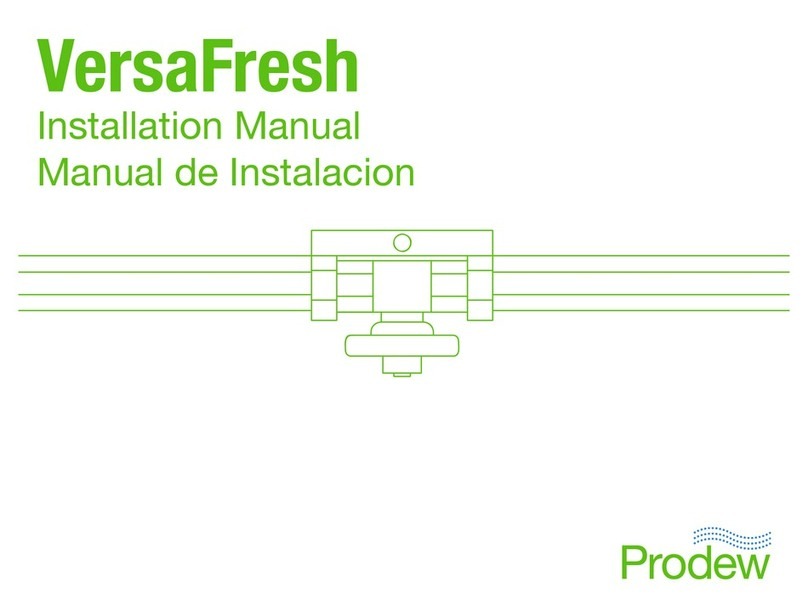 Prodew VersaFresh Manual de usuario