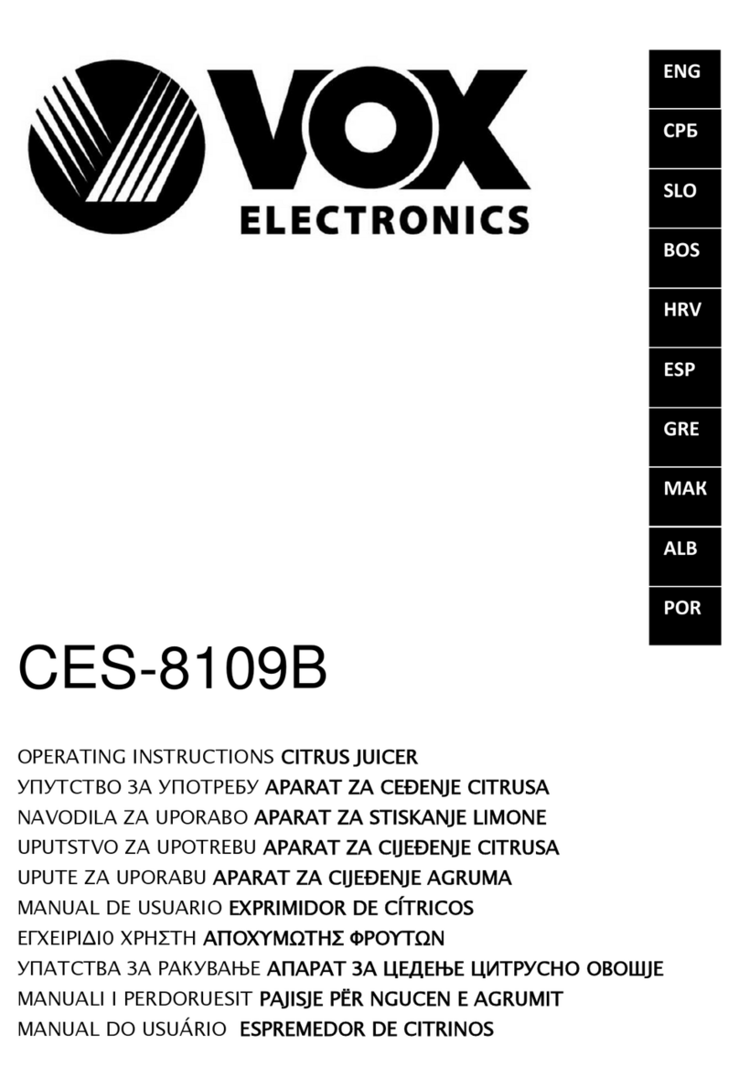 VOX electronics CES-8109B Manual de usuario