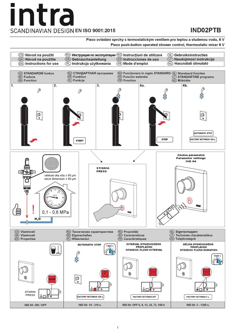 Intra IND02PTB Manual de usuario