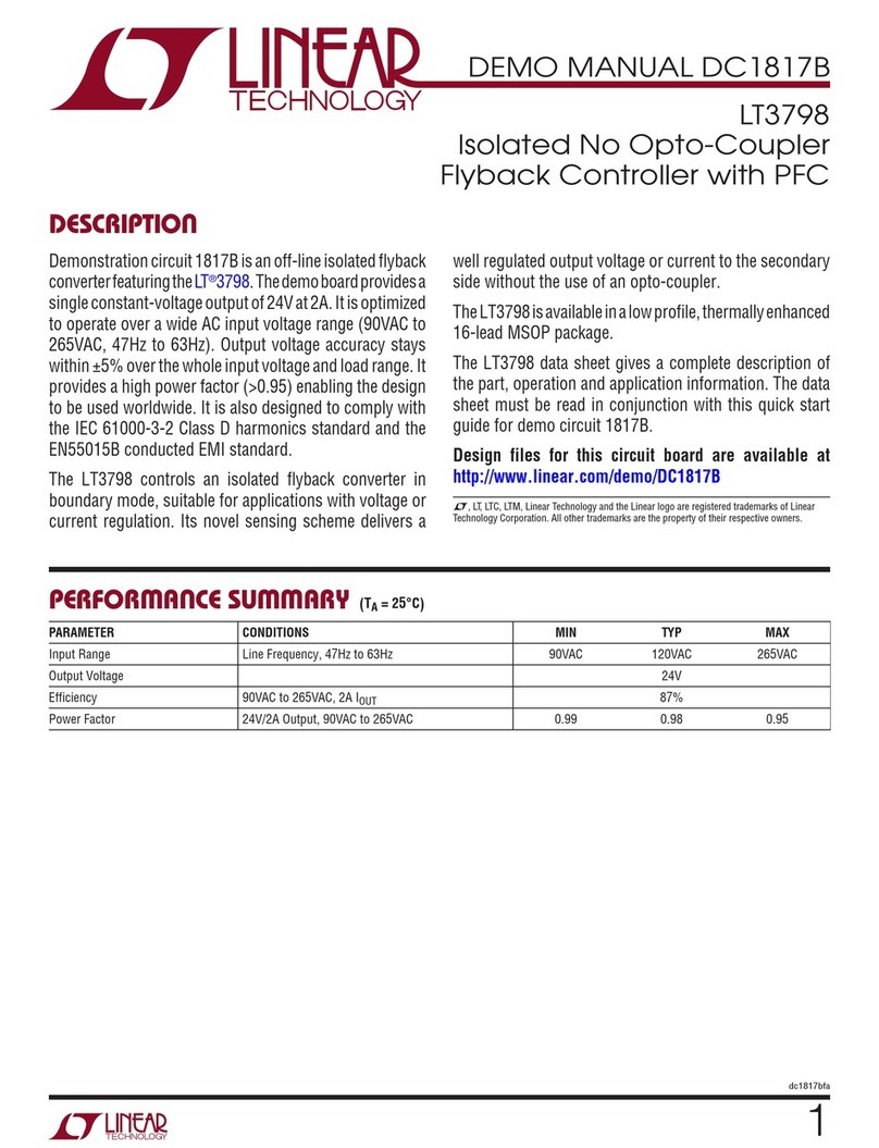 Linear Technology DC1817B Guía de configuración rápida