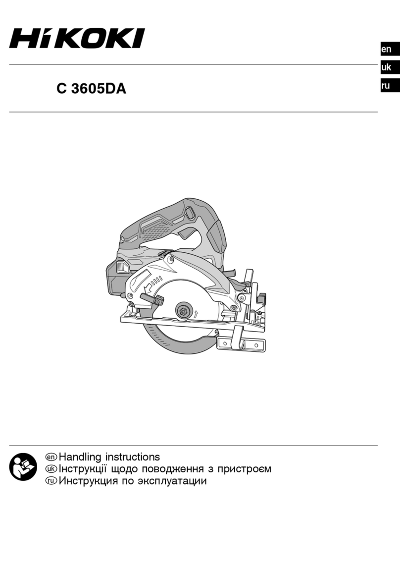 HIKOKI C 3605DA Manual de usuario