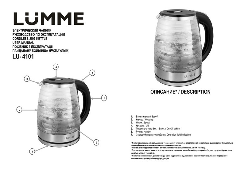 Lumme LU-4101 Manual de usuario