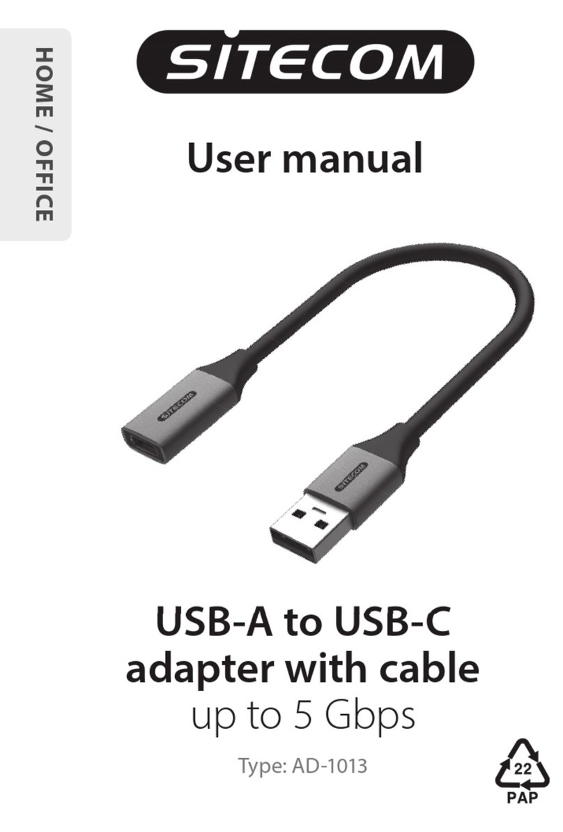 Sitecom AD-1013 Manual de usuario