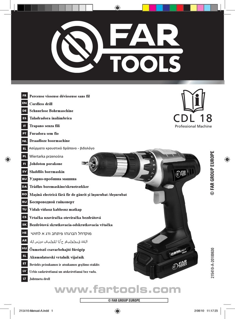 Far Tools CDL 18 Manual de usuario