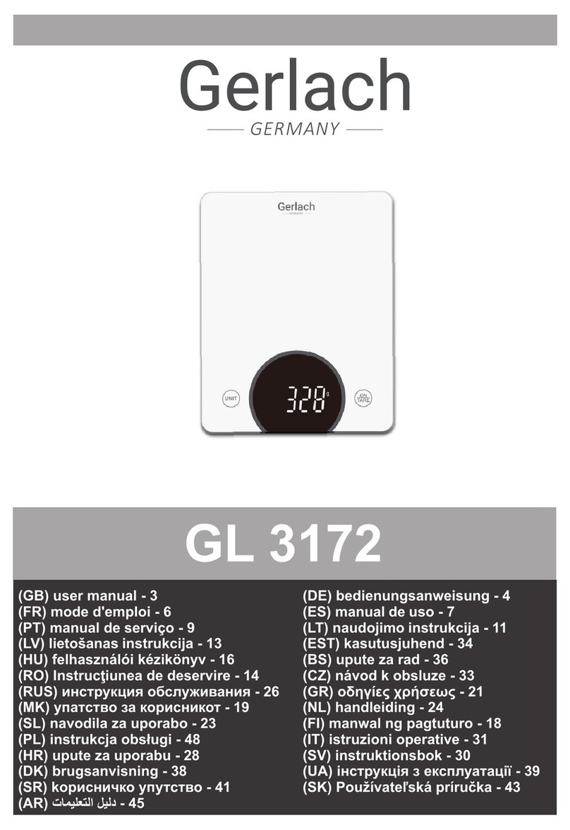 Gerlach GL 3172 Manual de usuario Gerlach GL 3172 Manual de usuario