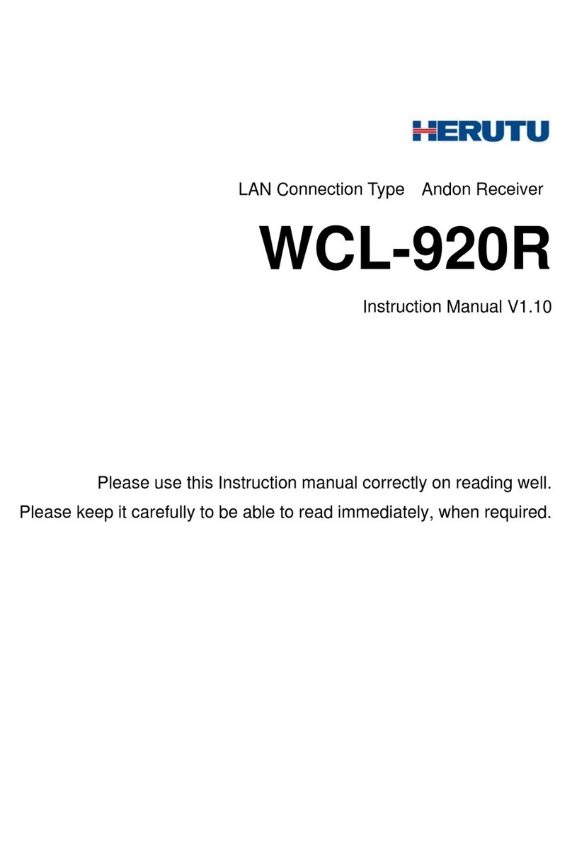 Herutu WCL-920R Manual de usuario