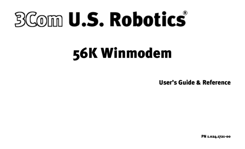 3Com U.S. Robotics 56K Winmodem Manual de usuario