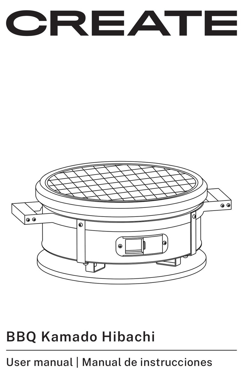 Create Kamado Hibachi Manual de usuario