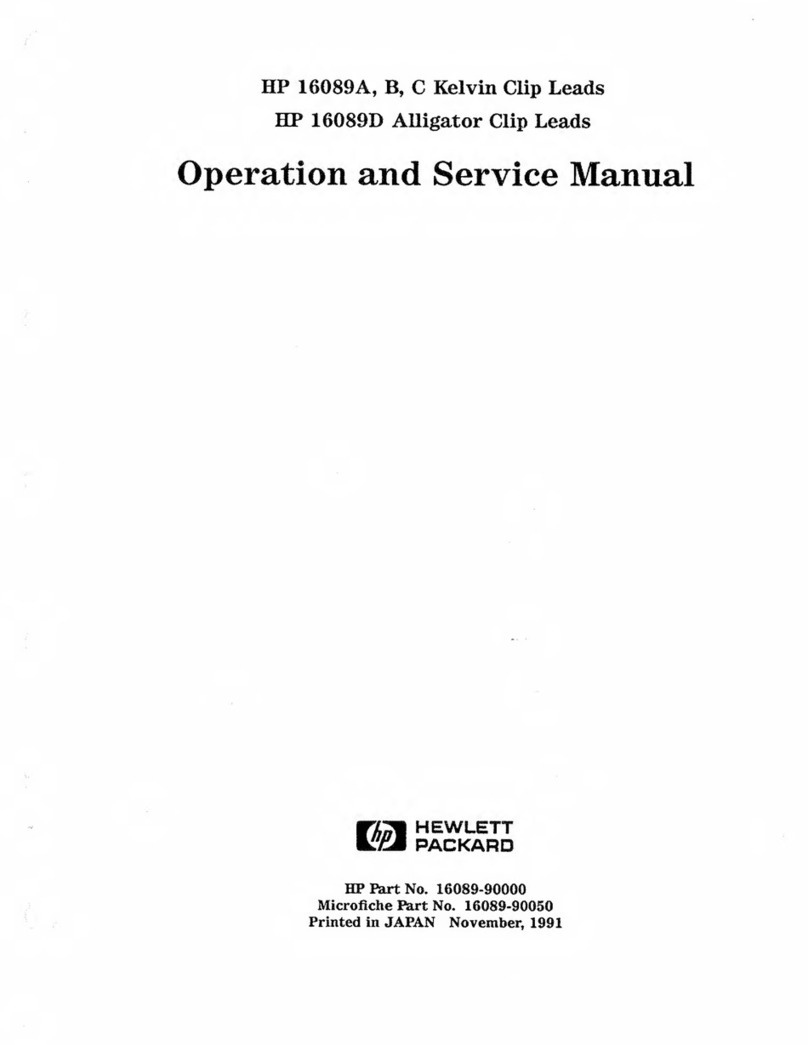 HP 16089A Manual de operación