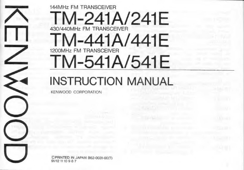 Kenwood TM-241A Manual de usuario