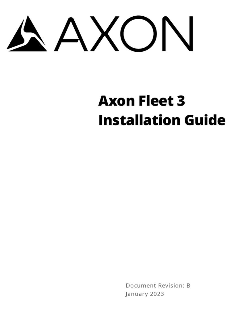 Axon Fleet 3 Manual de usuario