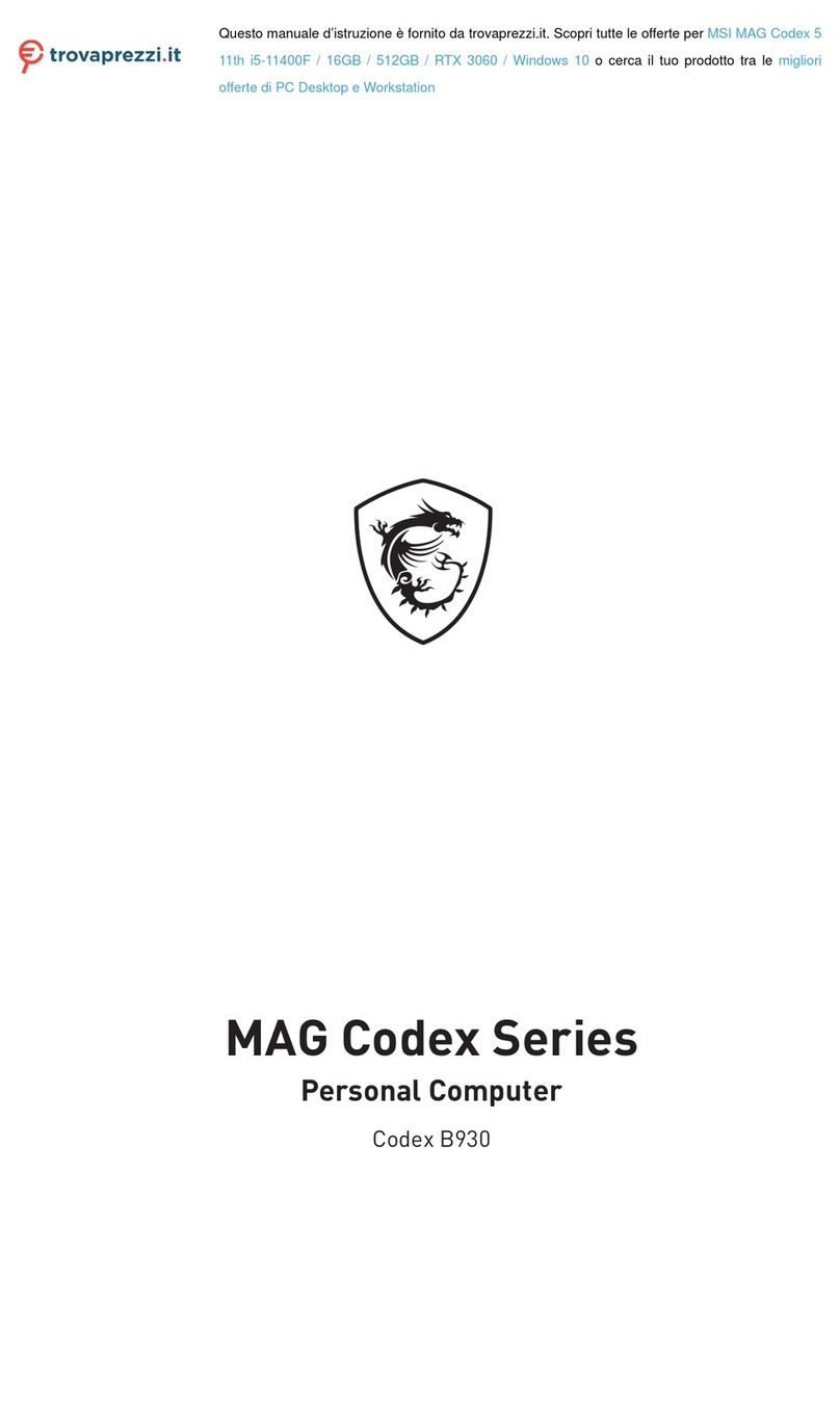 MSI MAG Codex 5 Manual de usuario