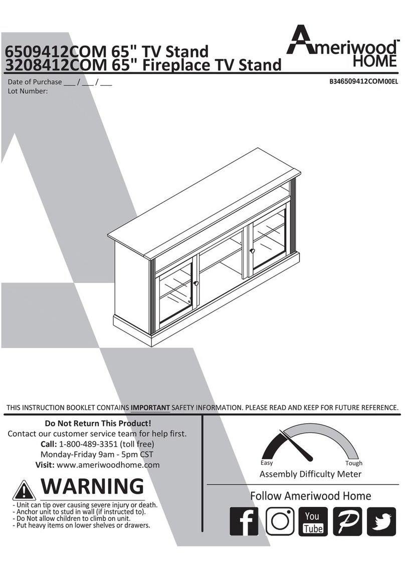 Ameriwood HOME 6509412COM Manual de usuario