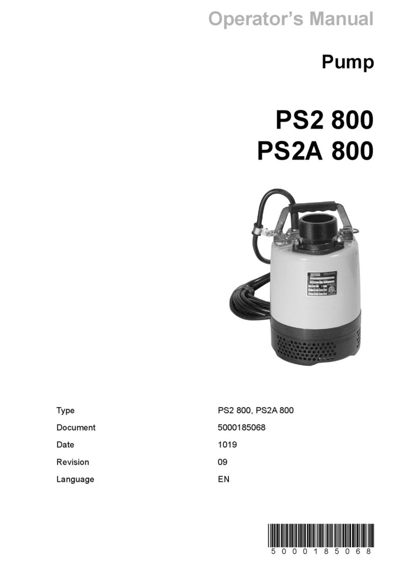 Wacker Neuson PS2A 800 Manual de usuario