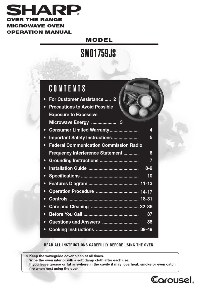 Sharp SMO1759JS Manual de usuario
