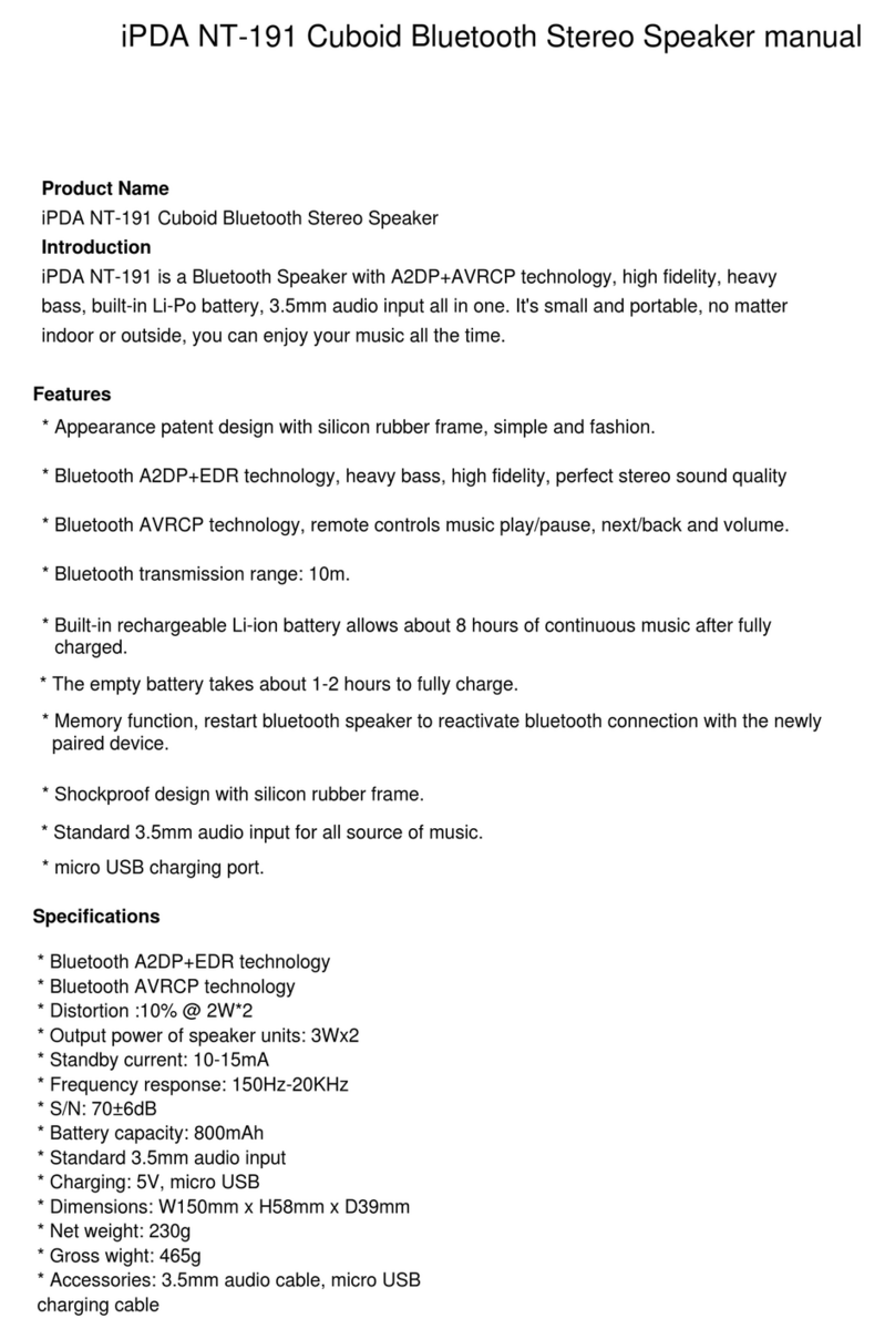 iPDA NT-191 Manual de usuario