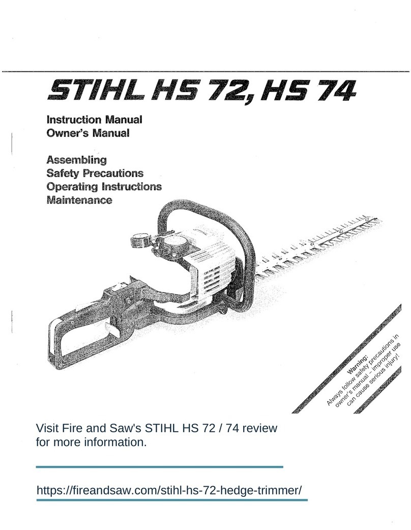Stihl HS 72 Manual de usuario