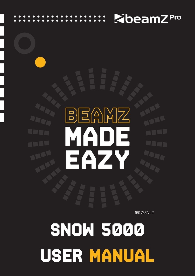 Beamz Pro SNOW 5000 Manual de usuario