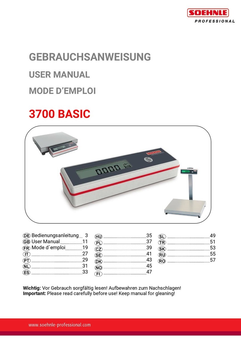 Soehnle 3700 BASIC Manual de usuario